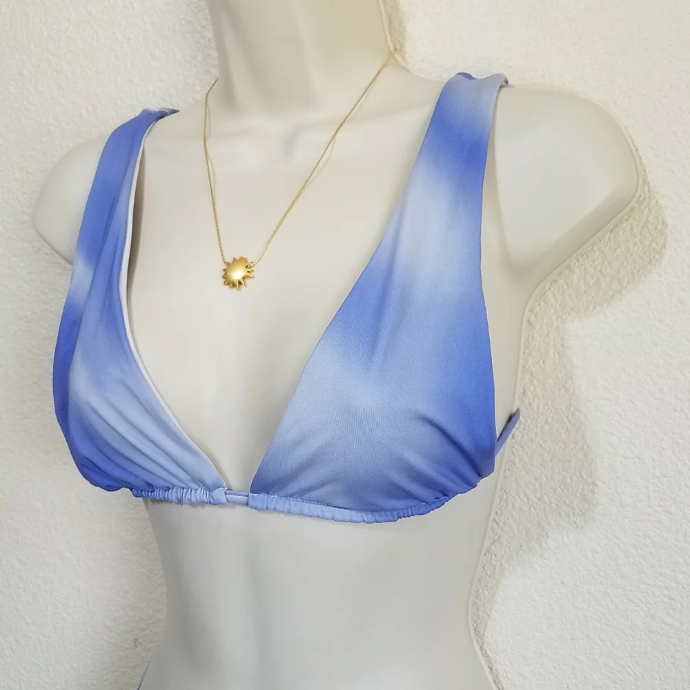 Monday Swimwear Barbados Bikini Set Swimsuit in Cloud Small/Medium